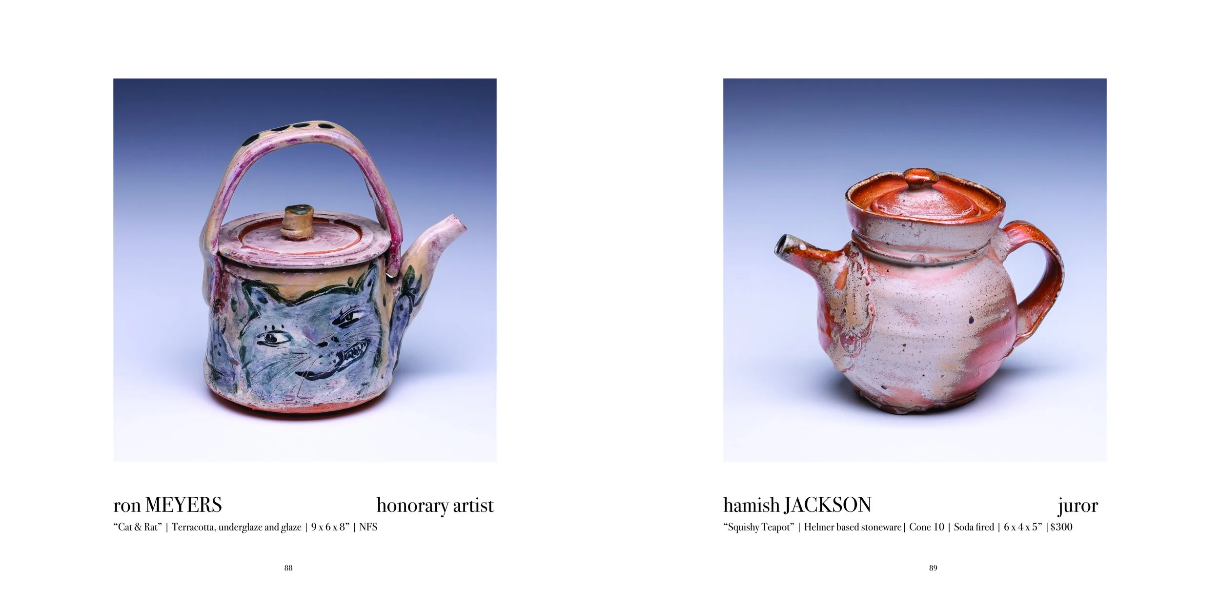 PDF Catalogue for The Juried Functional Teapot Show III, 2025